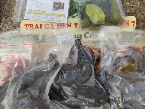 Trại gà đen Tây Bắc Sơn Vũ